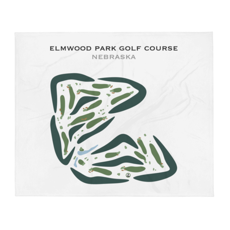 Elmwood Park Golf Course, Nebraska - Printed Golf Courses