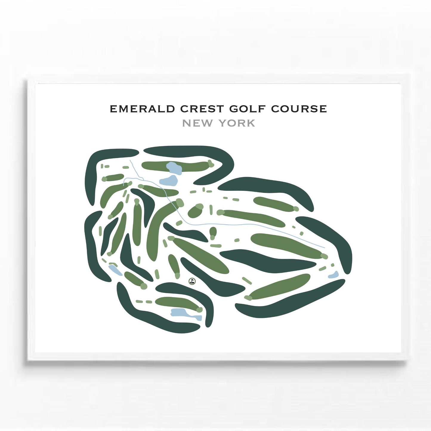 Emerald Crest Golf Course, New York - Printed Golf Courses