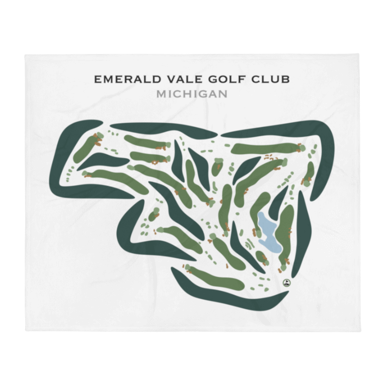Emerald Vale Golf Club, Michigan - Printed Golf Courses