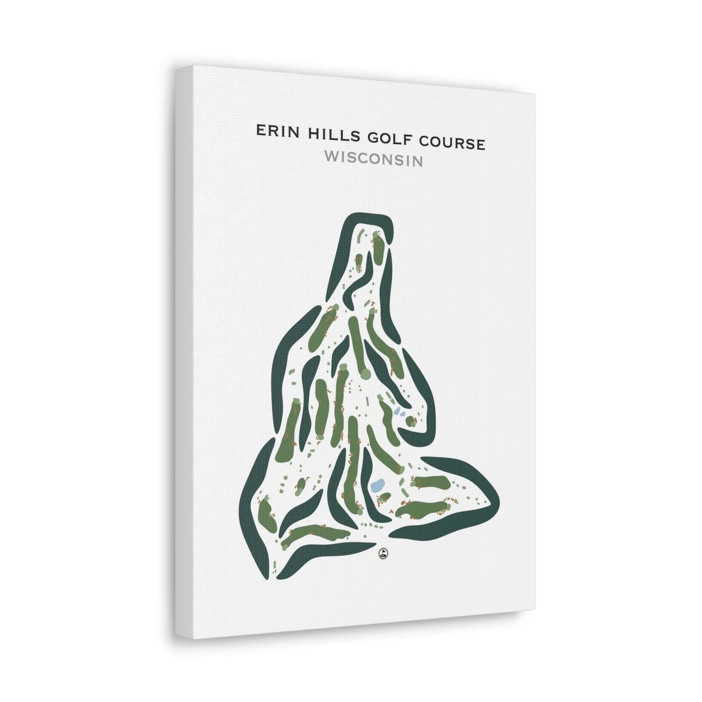 Erin Hills Golf Course, Wisconsin (Portrait) - Printed Golf Courses