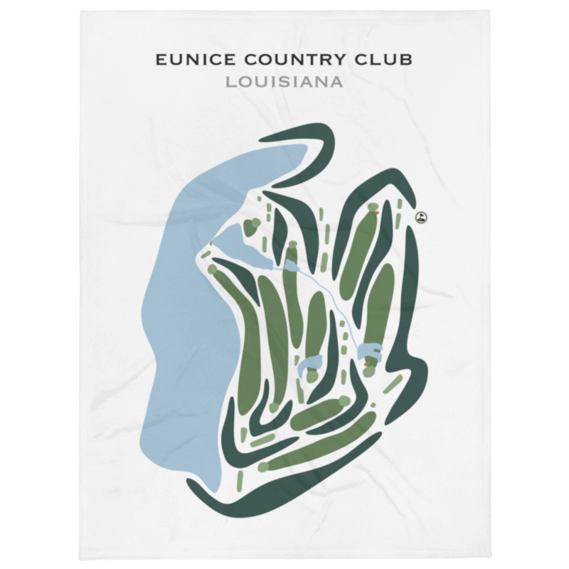 Eunice Country Club, Louisiana - Printed Golf Courses