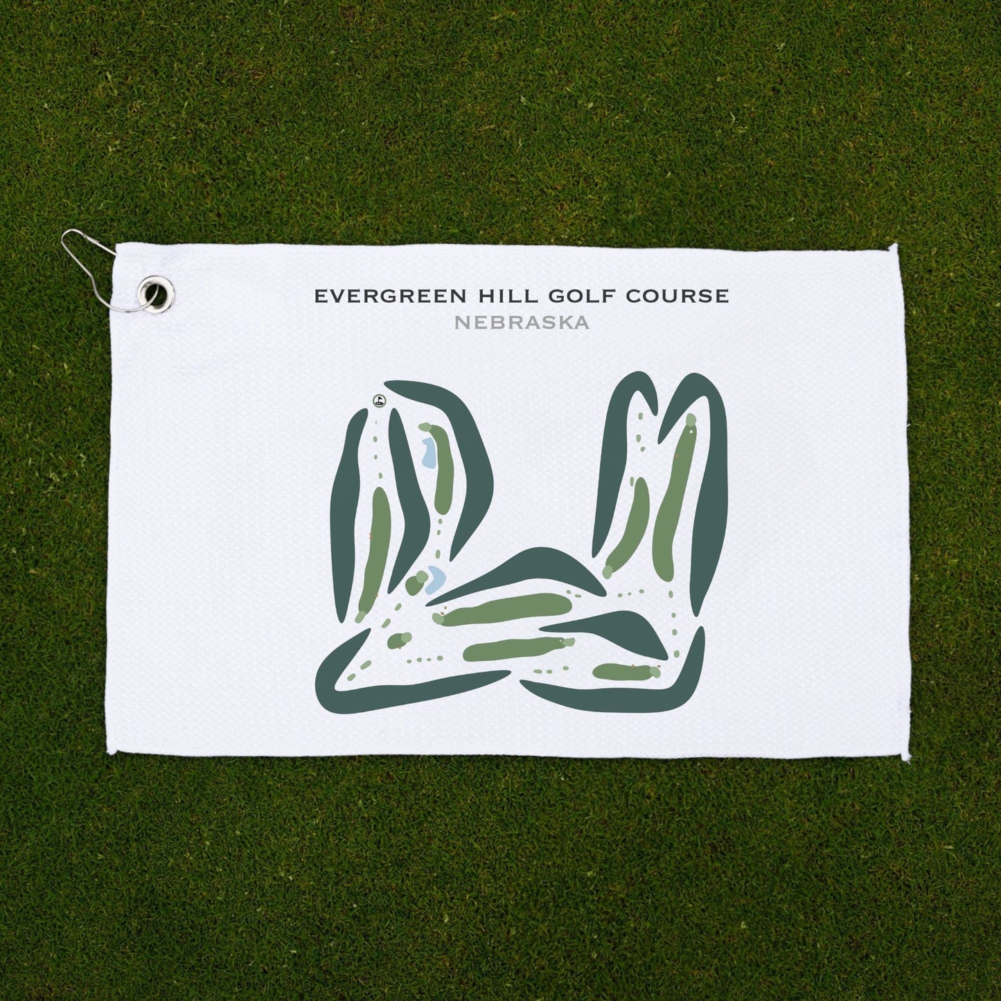Evergreen Hill Golf Course, Nebraska - Printed Golf Courses
