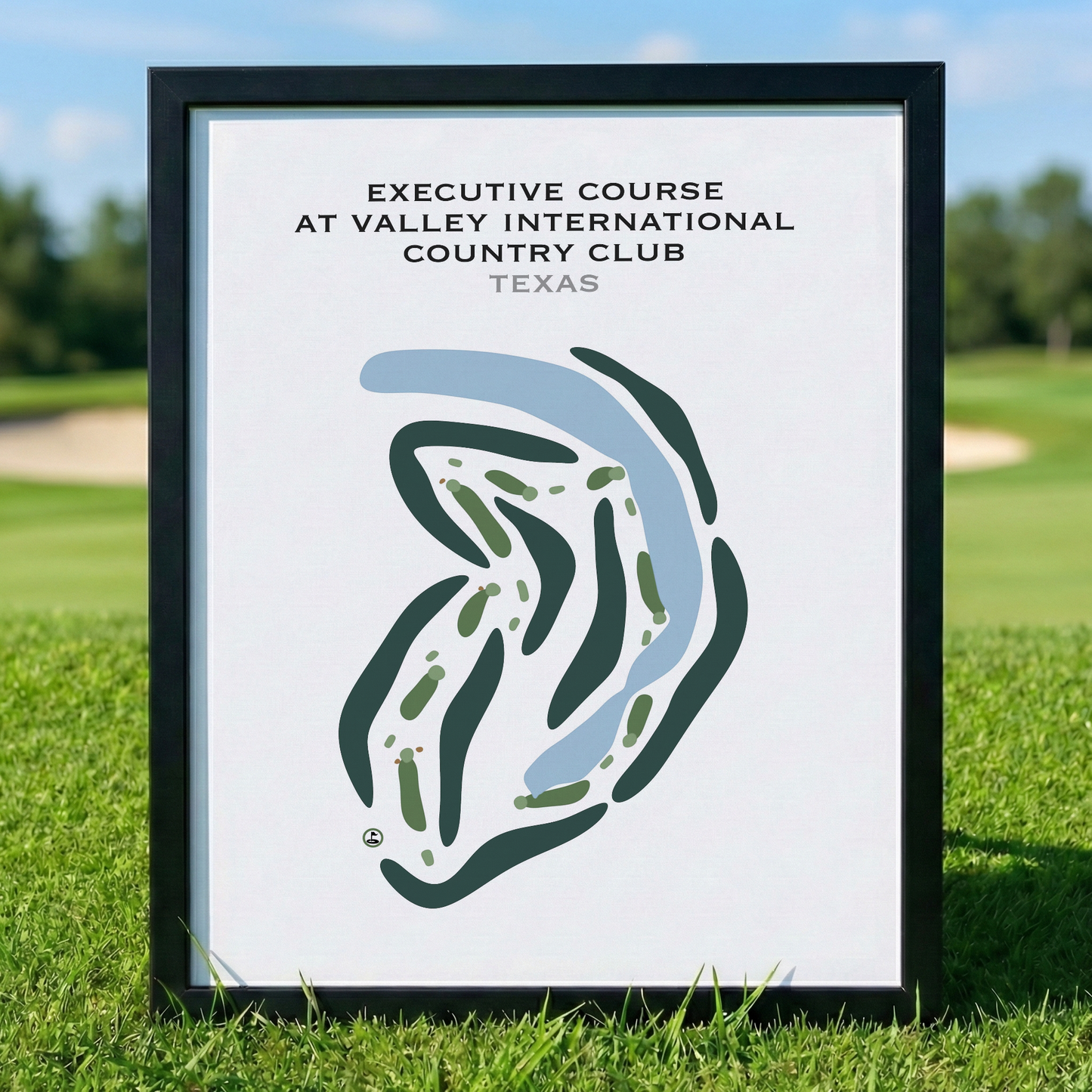 Executive at Valley International Country Club, Texas - Printed Golf Courses