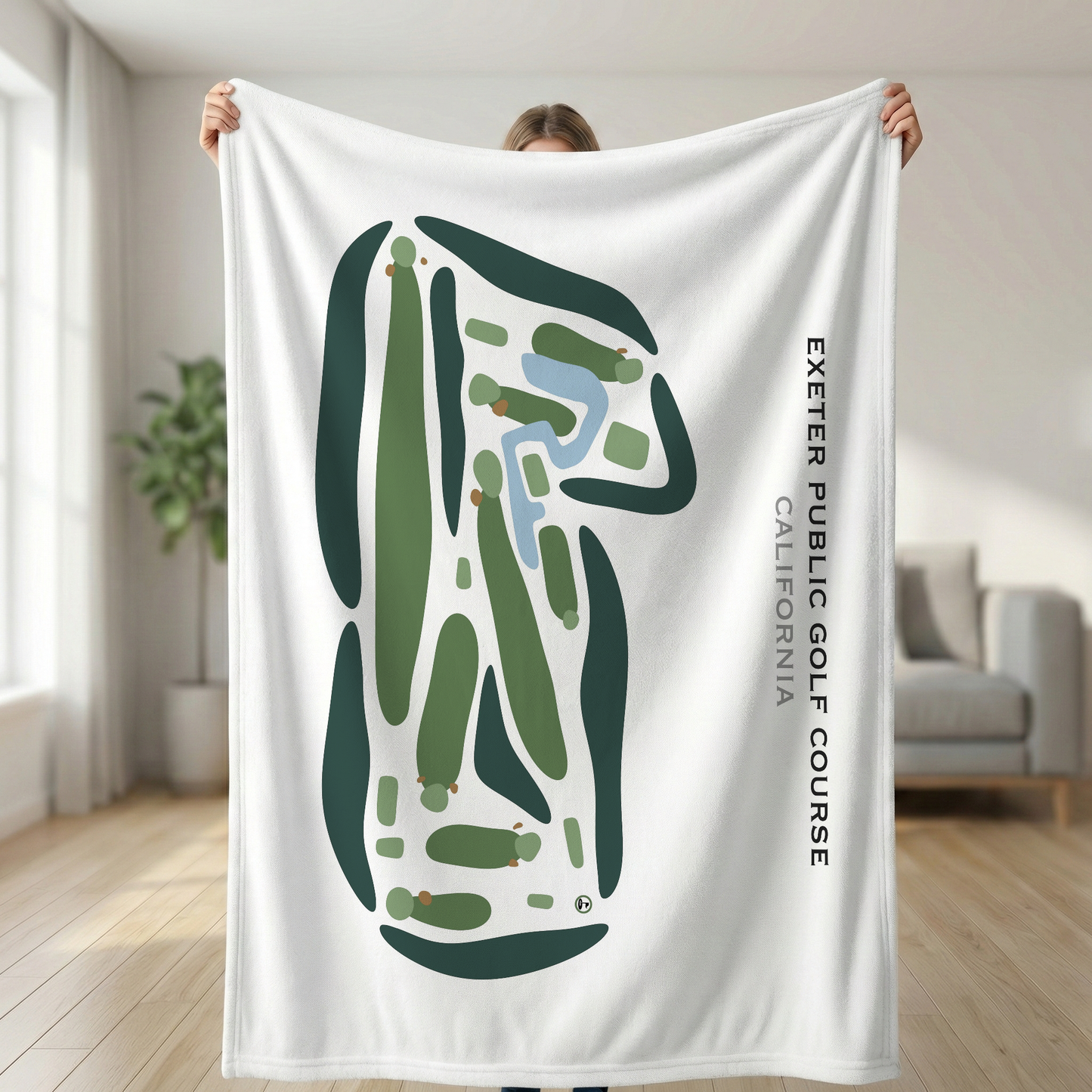 Exeter Public Golf Course, California - Printed Golf Courses