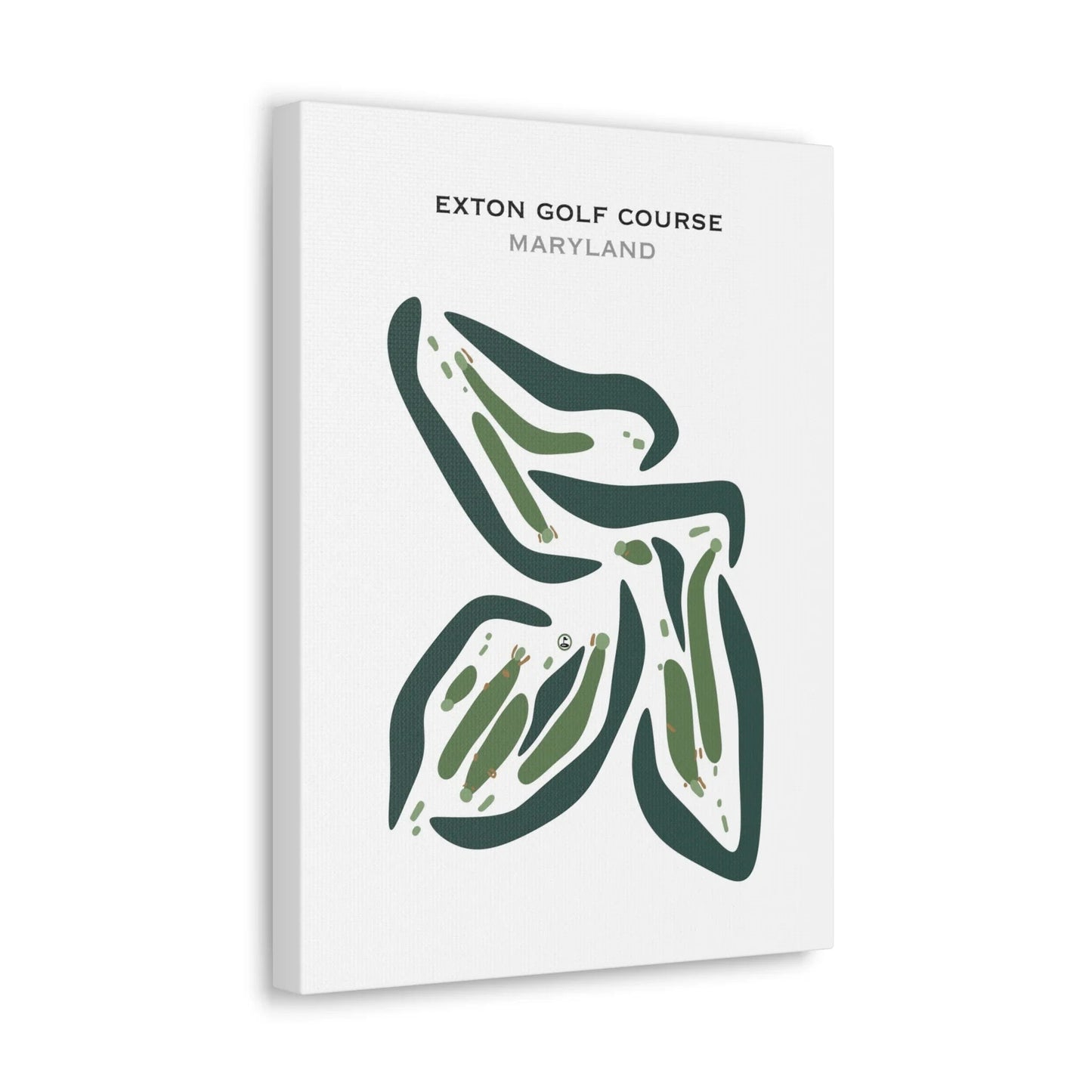 Exton Golf Course, Maryland - Printed Golf Courses