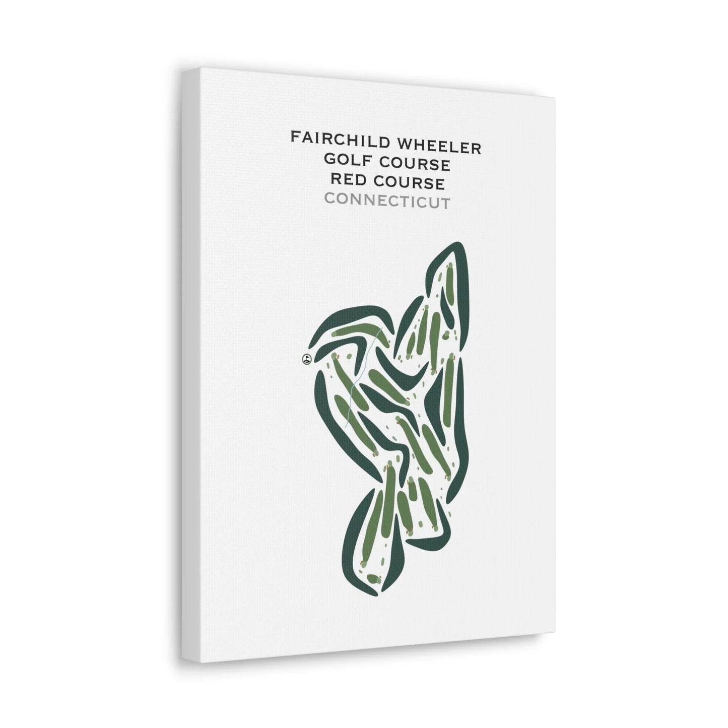 Fairchild Wheeler Golf Course - Red Course, Connecticut - Printed Golf Courses