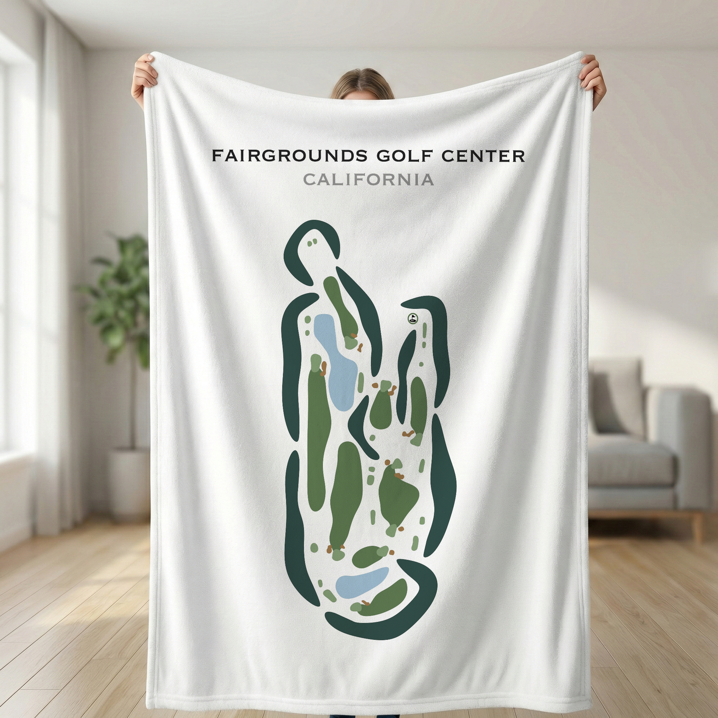 Fairgrounds Golf Center, California - Printed Golf Courses