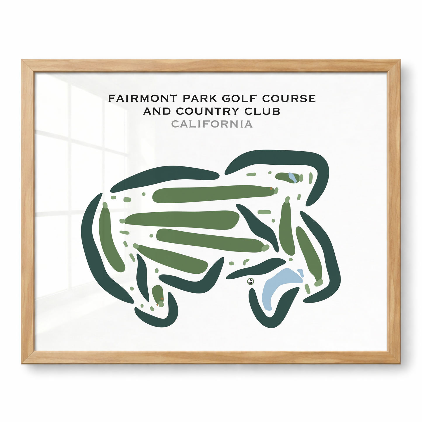 Fairmont Park Golf Course & Country Club, California - Printed Golf Courses