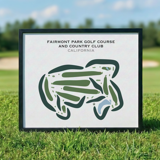 Fairmont Park Golf Course & Country Club, California - Printed Golf Courses