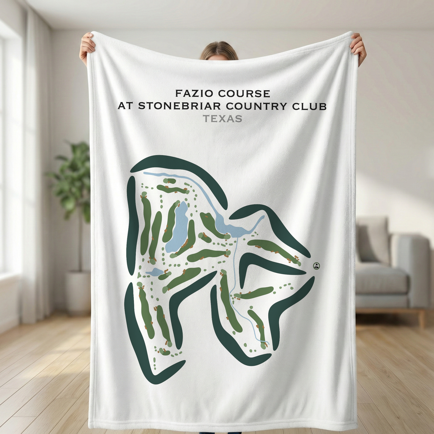 Fazio Course at Stonebriar Country Club, Texas - Printed Golf Courses