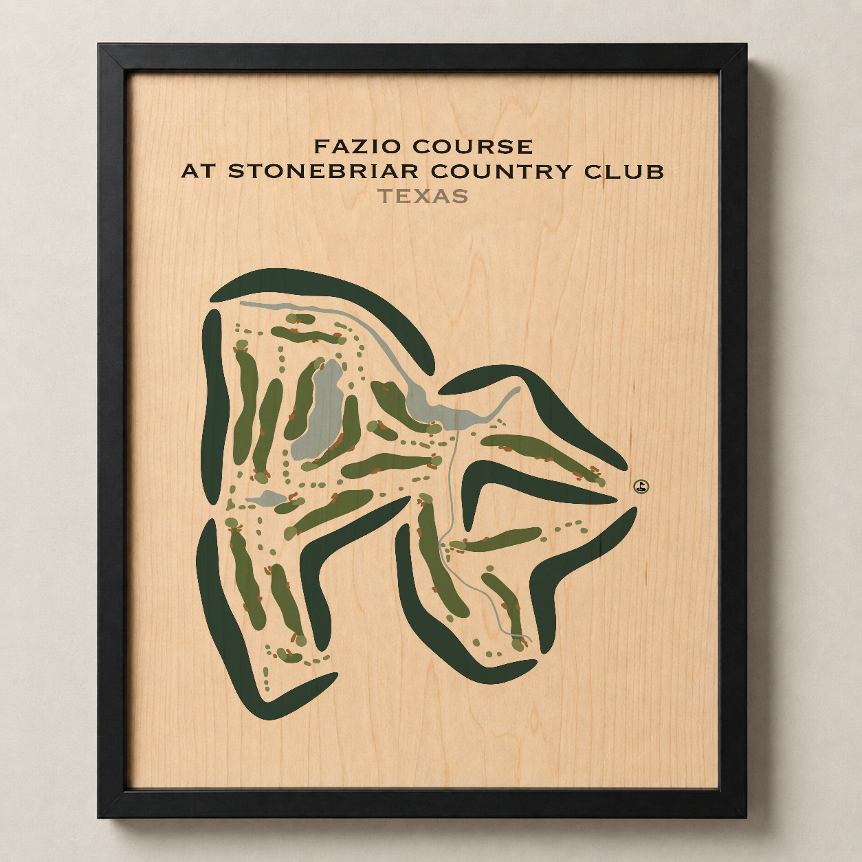 Fazio Course at Stonebriar Country Club, Texas - Printed Golf Courses