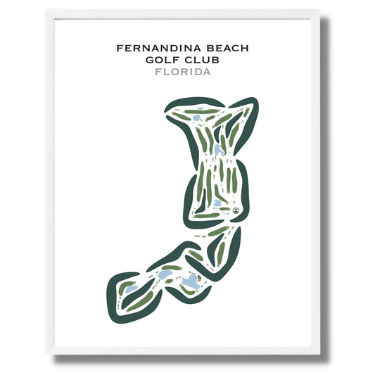 Fernandina Beach Golf Club, Florida - Printed Golf Courses