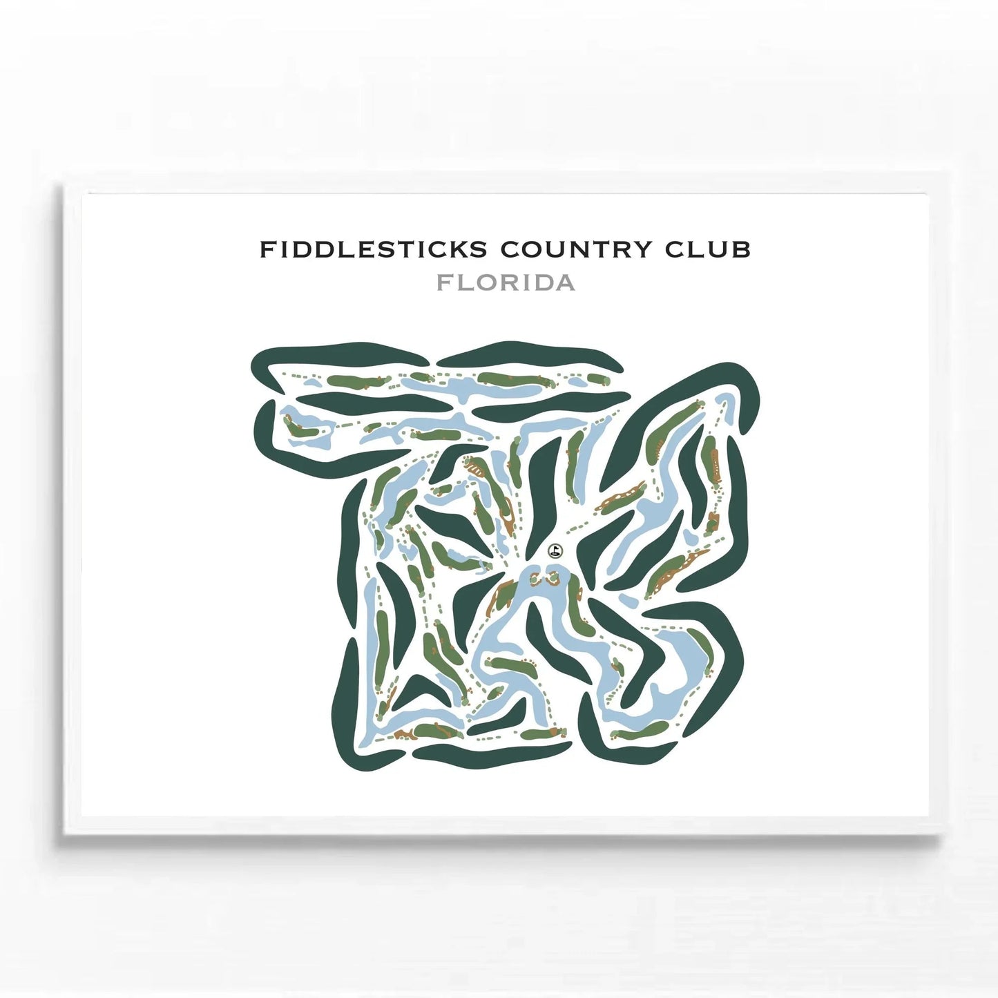 Fiddlesticks Country Club, Florida - Printed Golf Courses