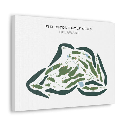 Fieldstone Golf Club, Delaware - Printed Golf Courses