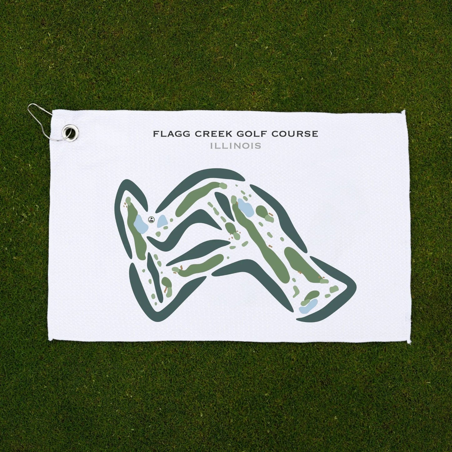 Flagg Creek Golf Course, Illinois - Printed Golf Courses