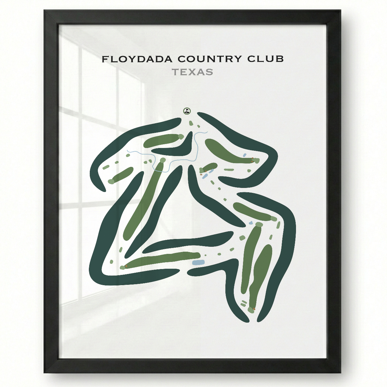 Floydada Country Club, Texas - Printed Golf Courses