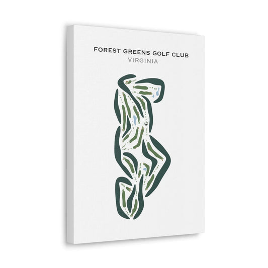 Forest Greens Golf Club, Virginia - Printed Golf Courses