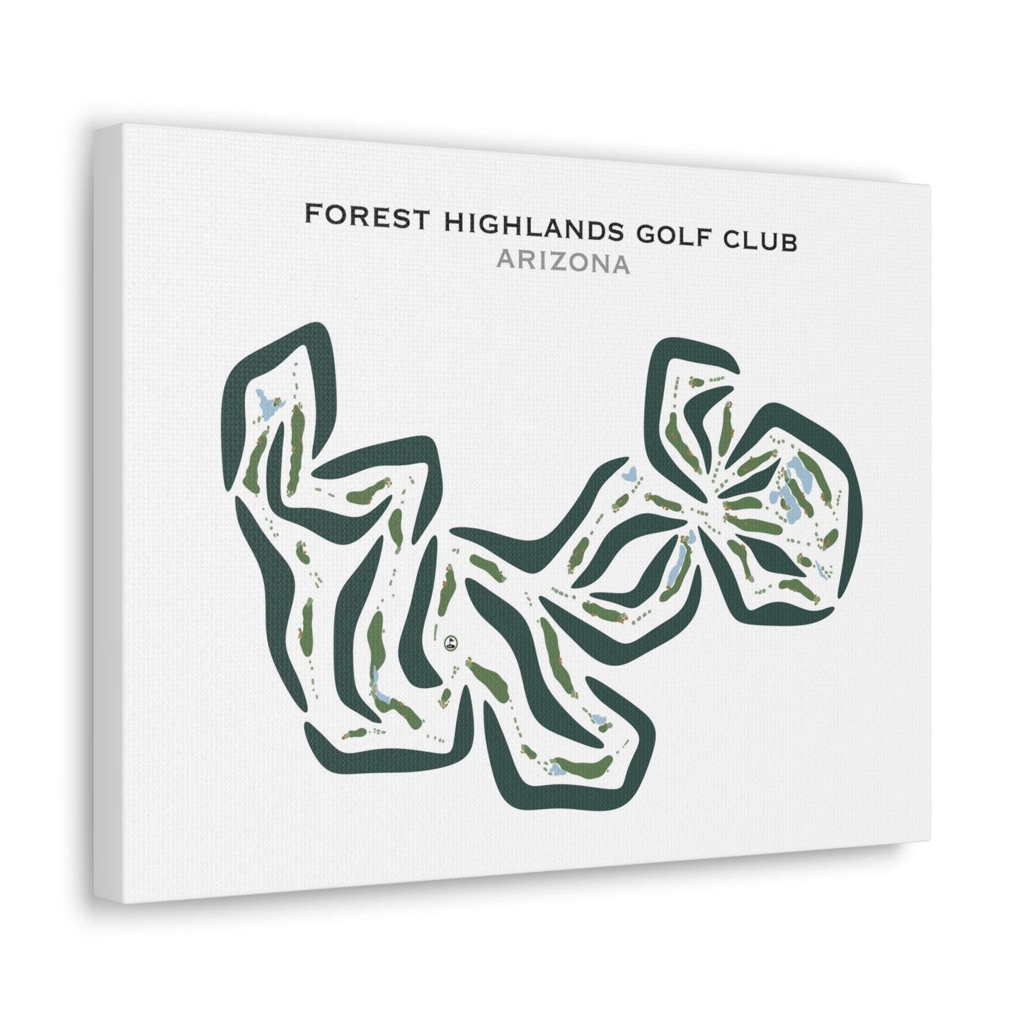 Forest Highlands Golf Club, Arizona - Printed Golf Courses