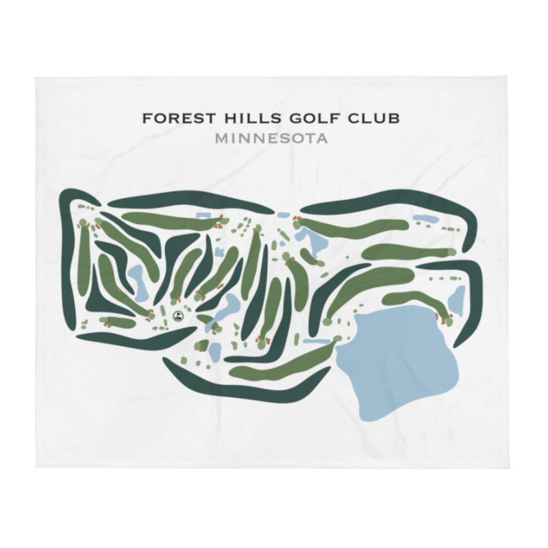 Forest Hills Golf Club, Minnesota - Printed Golf Courses