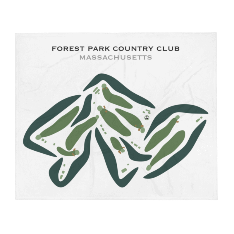 Forest Park Country Club, Adams, Massachusetts - Printed Golf Courses