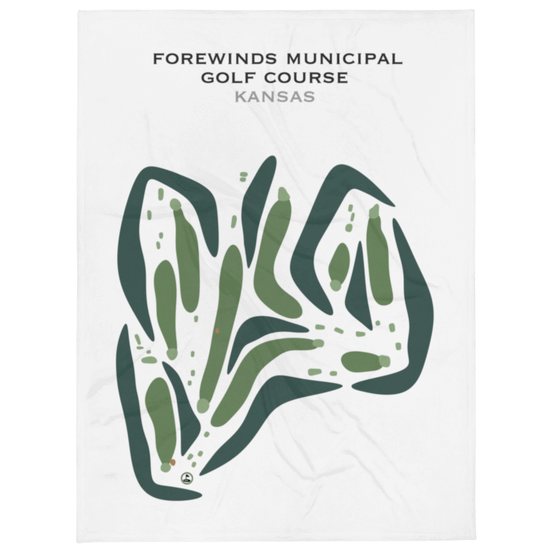 Forewinds Municipal Golf Course - Hugoton, Kansas - Printed Golf Courses