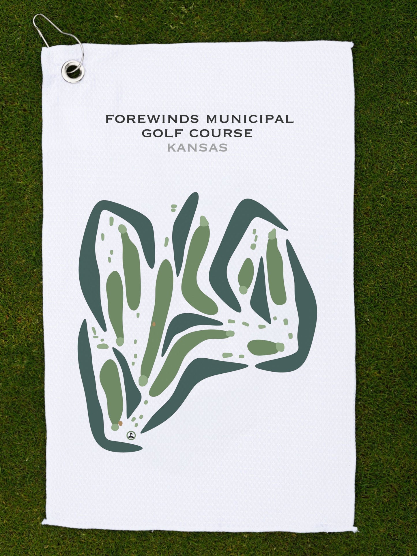 Forewinds Municipal Golf Course - Hugoton, Kansas - Printed Golf Courses