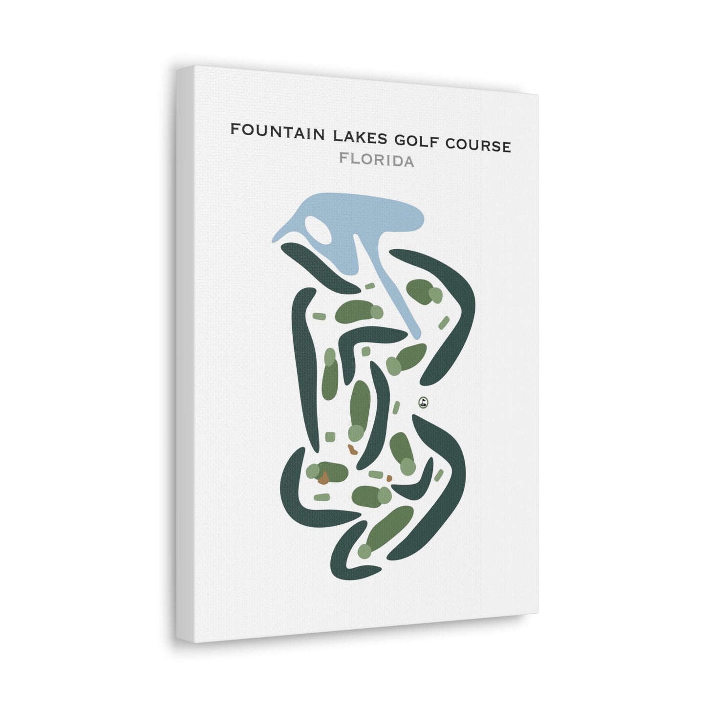 Fountain Lakes Golf Course, Florida - Printed Golf Courses