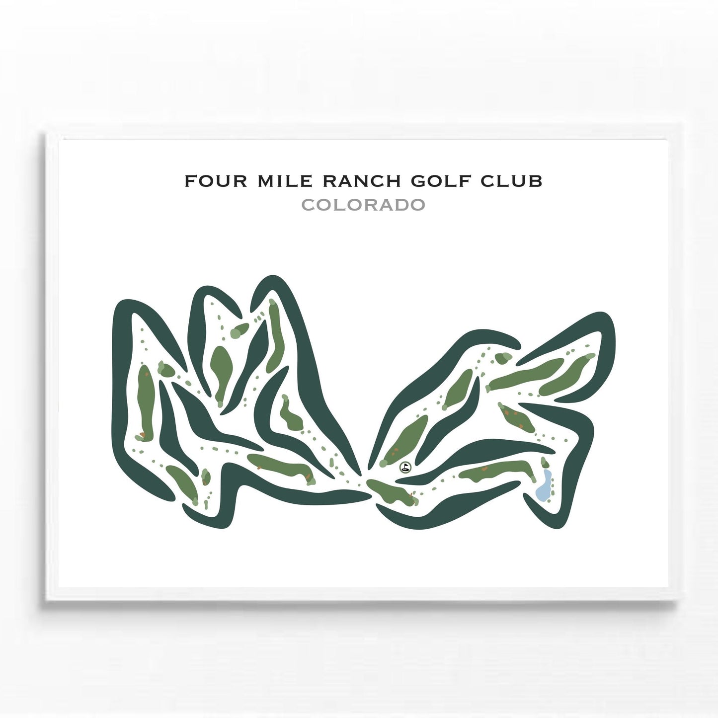 Four Mile Ranch Golf Club, Colorado - Printed Golf Courses