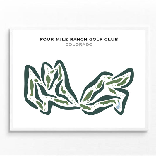 Four Mile Ranch Golf Club, Colorado - Printed Golf Courses