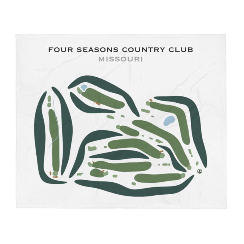 Four Seasons Country Club, Missouri - Printed Golf Courses