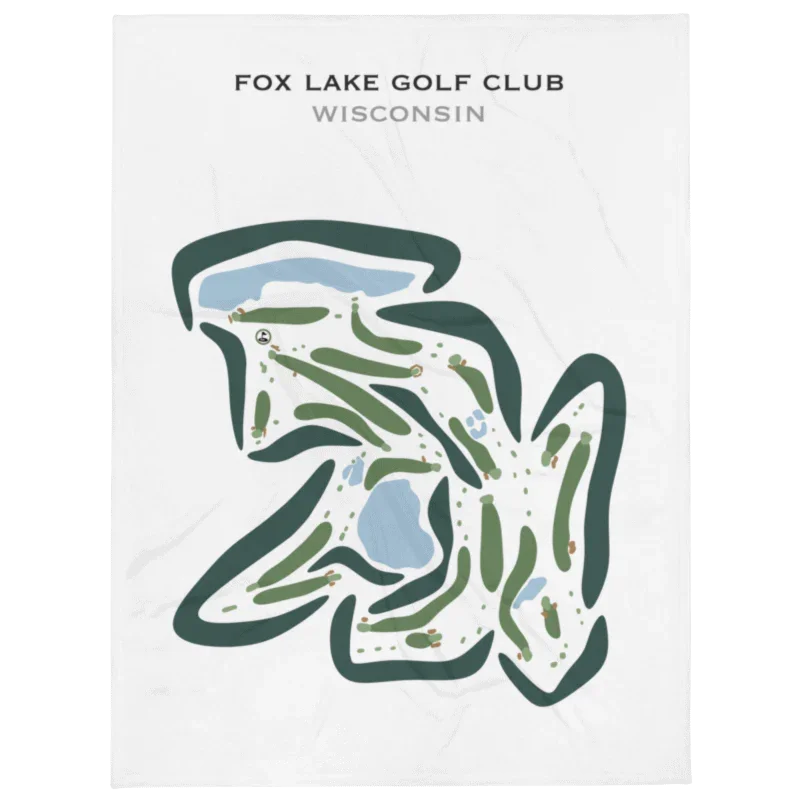Fox Lake Golf Club, Wisconsin - Printed Golf Courses