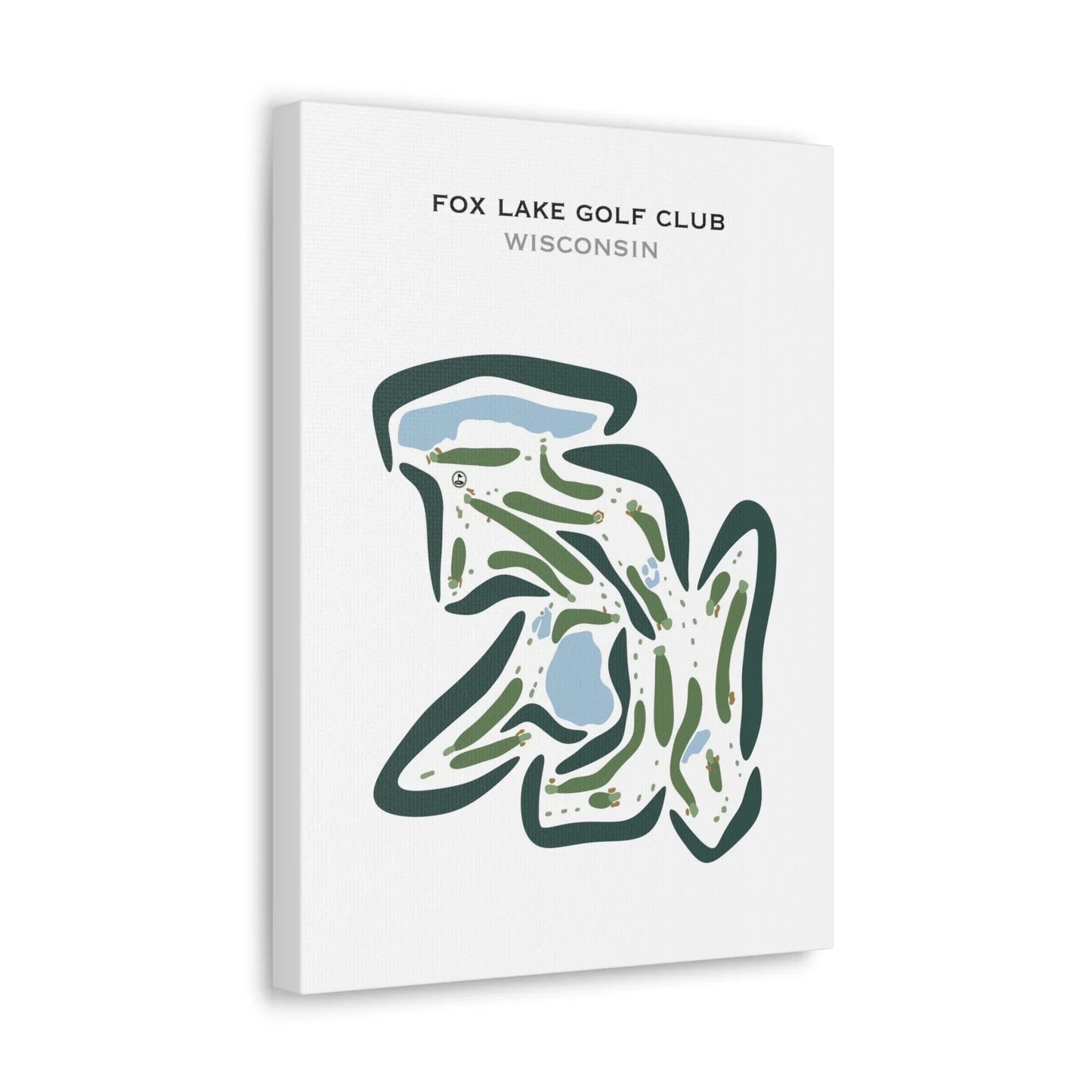Fox Lake Golf Club, Wisconsin - Printed Golf Courses