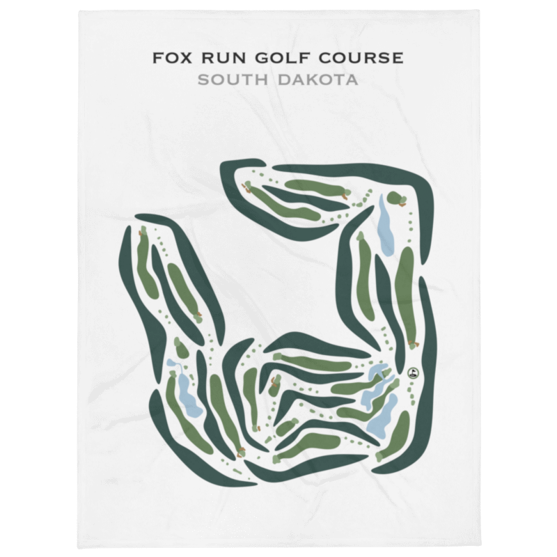 Fox Run Golf Course, South Dakota - Printed Golf Courses