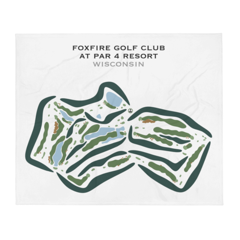 Foxfire Golf Club at Par4 Resort, Wisconsin - Printed Golf Courses