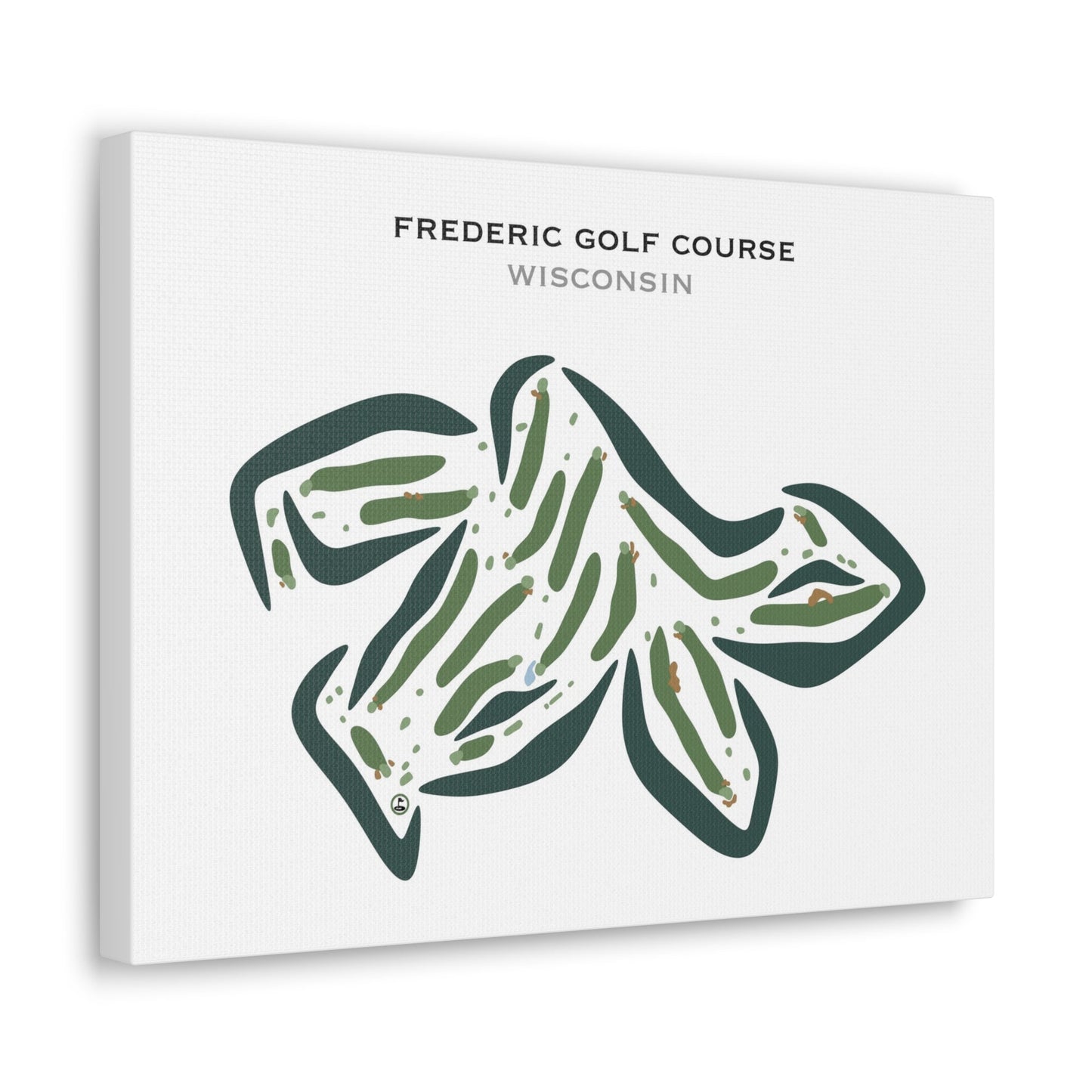 Frederic Golf Course, Wisconsin - Printed Golf Courses