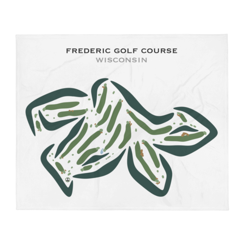 Frederic Golf Course, Wisconsin - Printed Golf Courses