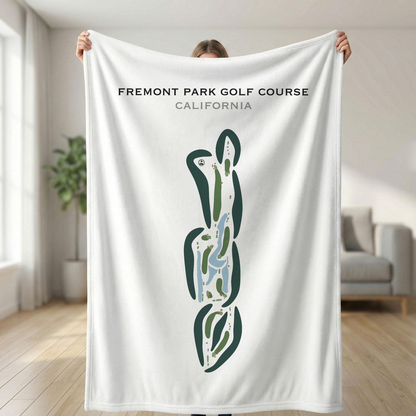 Fremont Park Golf Course, California - Printed Golf Courses