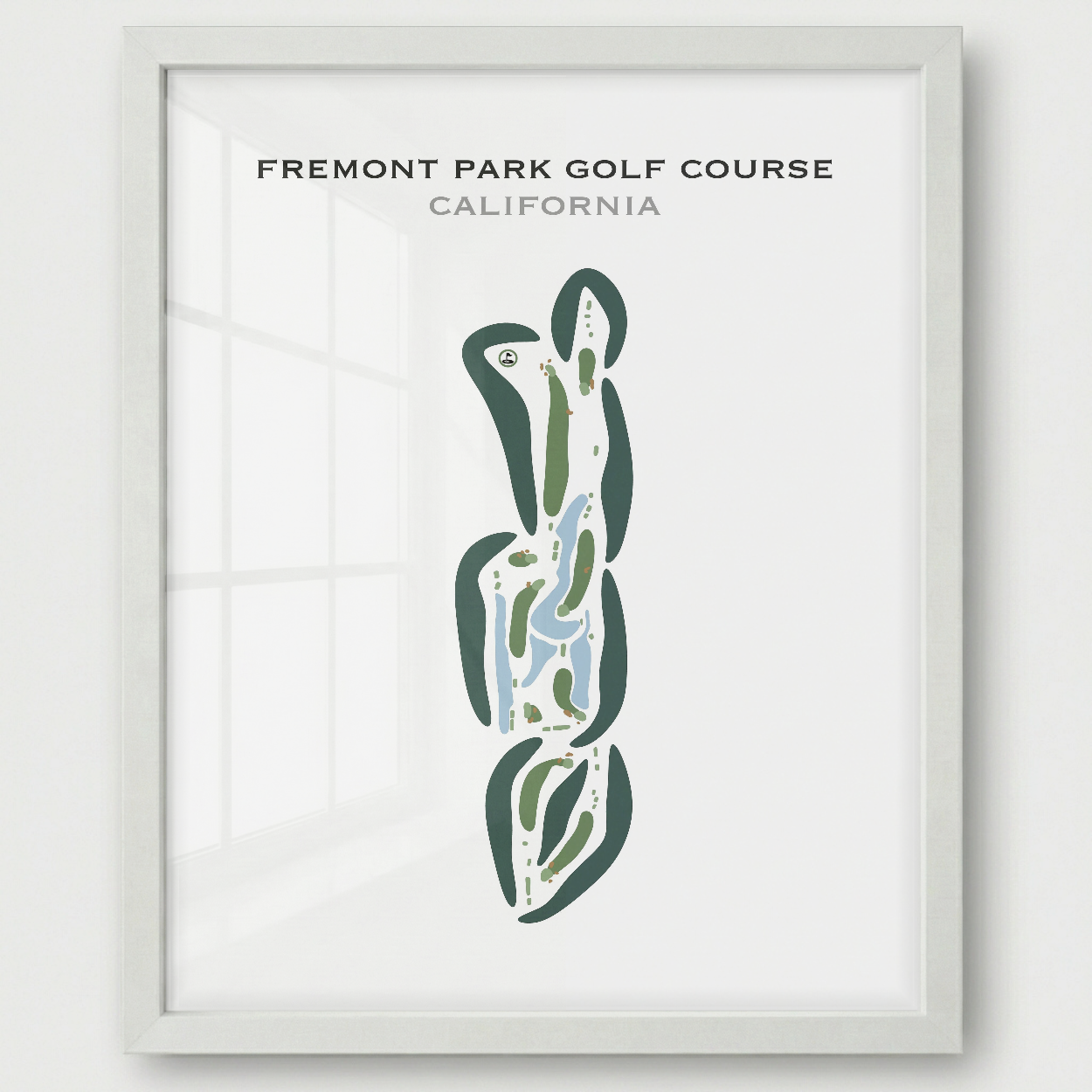 Fremont Park Golf Course, California - Printed Golf Courses