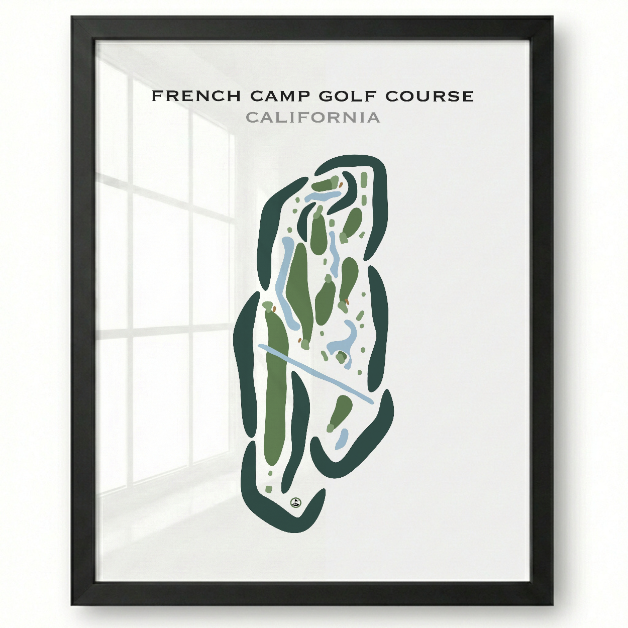 French Camp Golf Course, California - Printed Golf Courses