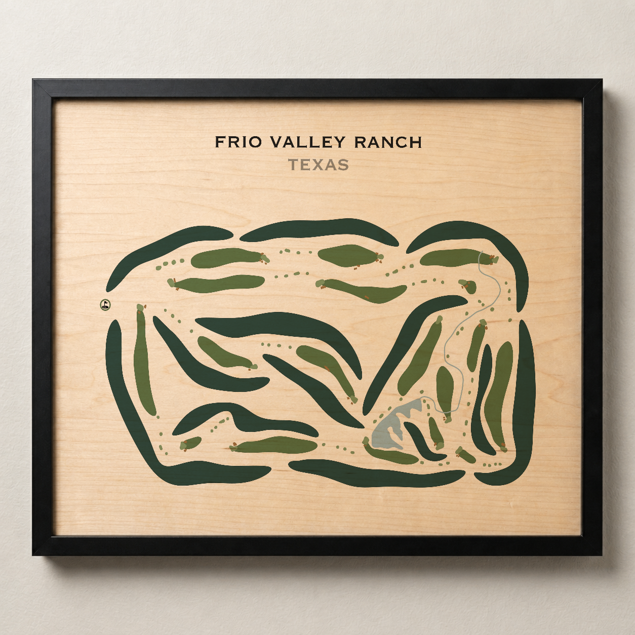 Frio Valley Ranch, Texas - Printed Golf Courses
