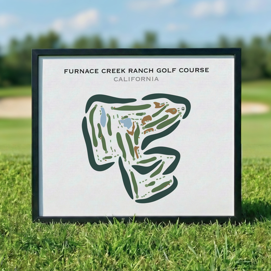 Furnace Creek Golf Course, California - Printed Golf Courses