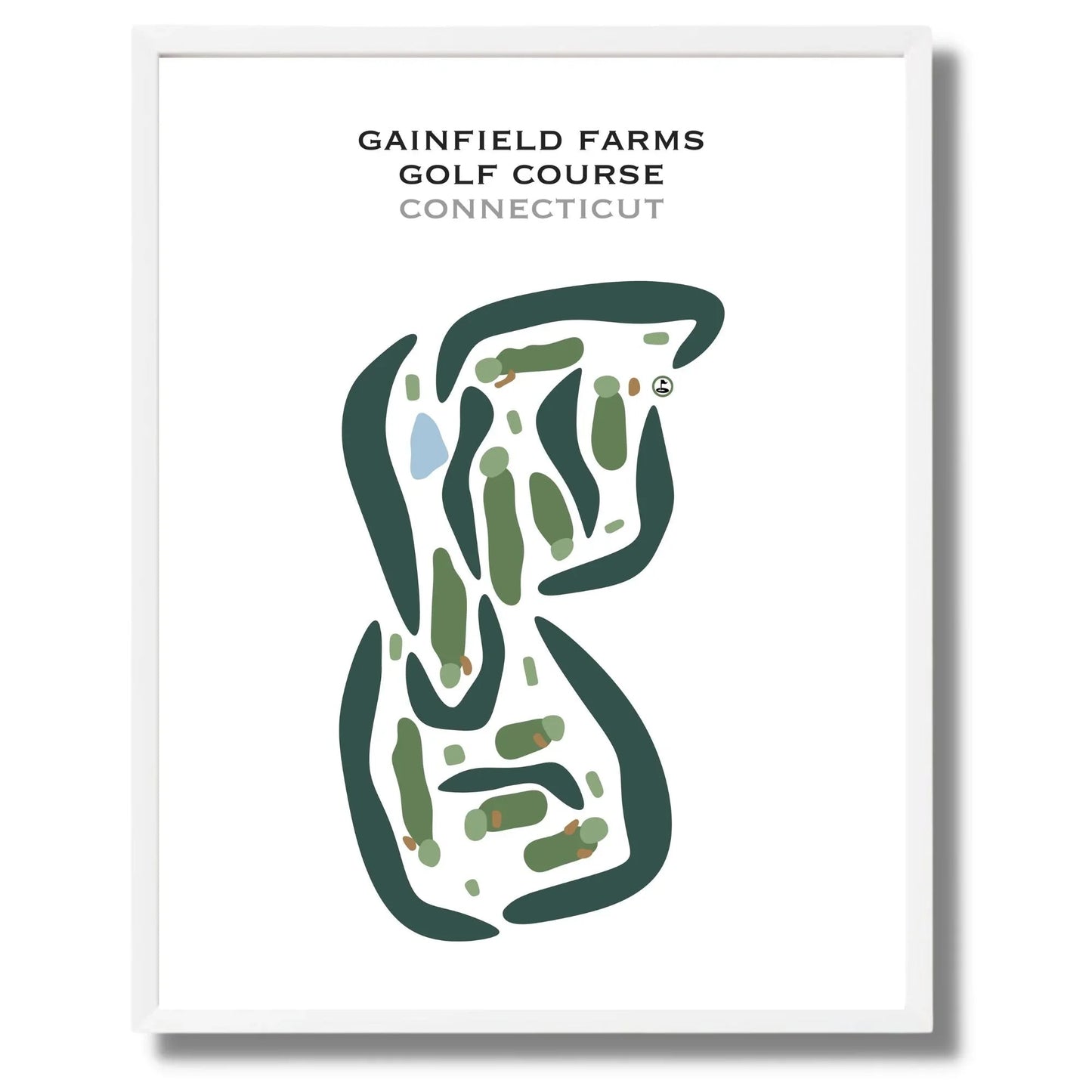 Gainfield Farms Golf Course, Connecticut - Printed Golf Courses