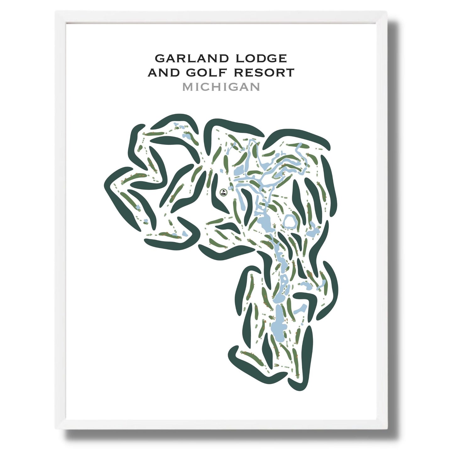 Garland Lodge & Golf Resort, Michigan - Printed Golf Courses