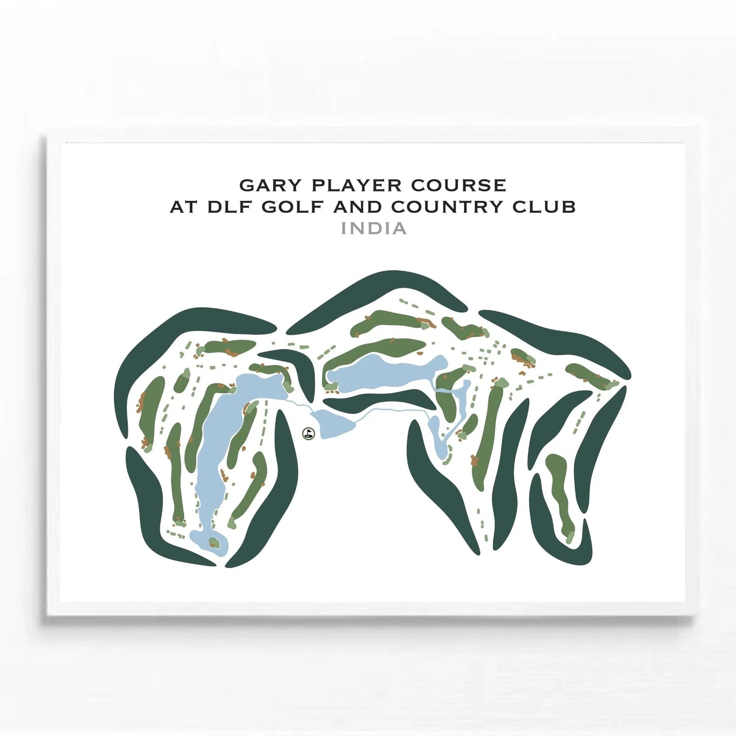 Gary Player Course at DLF Golf and Country Club, India - Printed Golf Courses