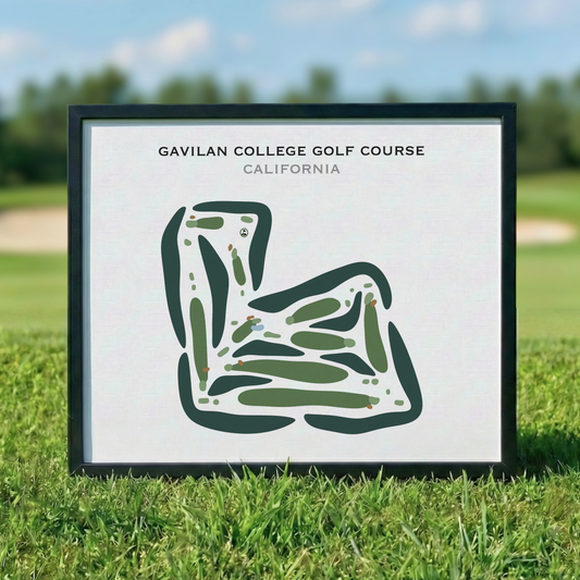 Gavilan College Golf Course, California - Printed Golf Courses