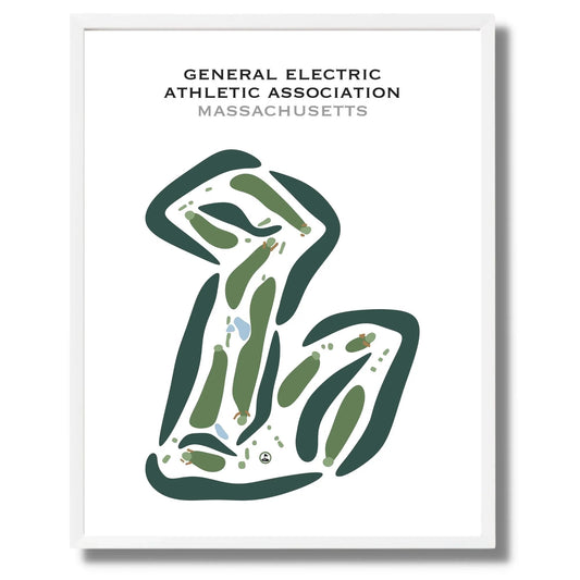 General Electric Athletic Association, Massachusetts - Printed Golf Courses