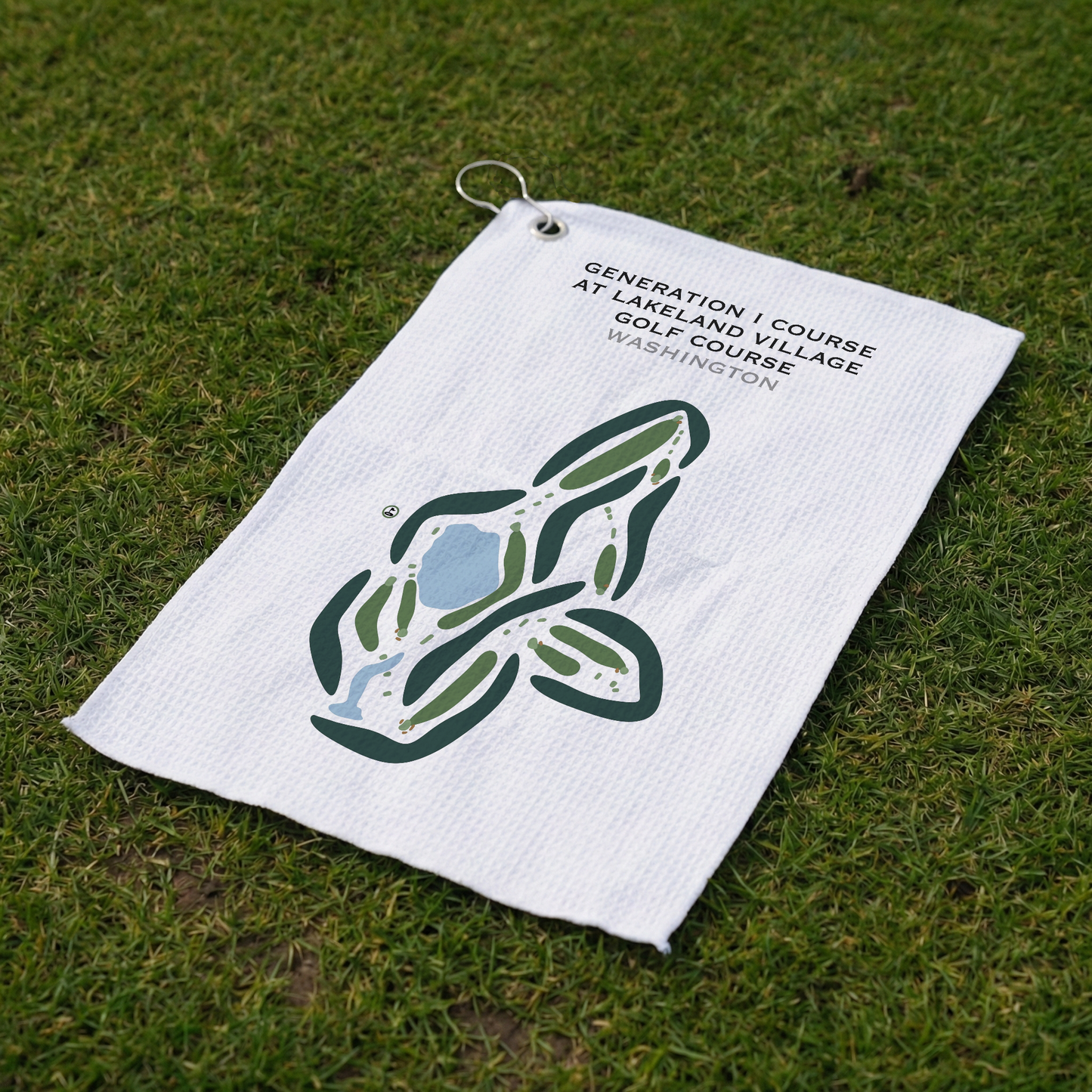 Generation I Course at Lake Land Village Golf Course, Washington - Printed Golf Courses