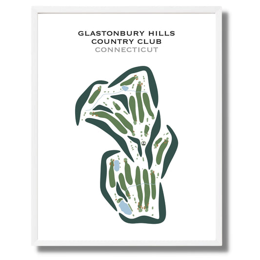 Glastonbury Hills Country Club, Connecticut - Printed Golf Courses