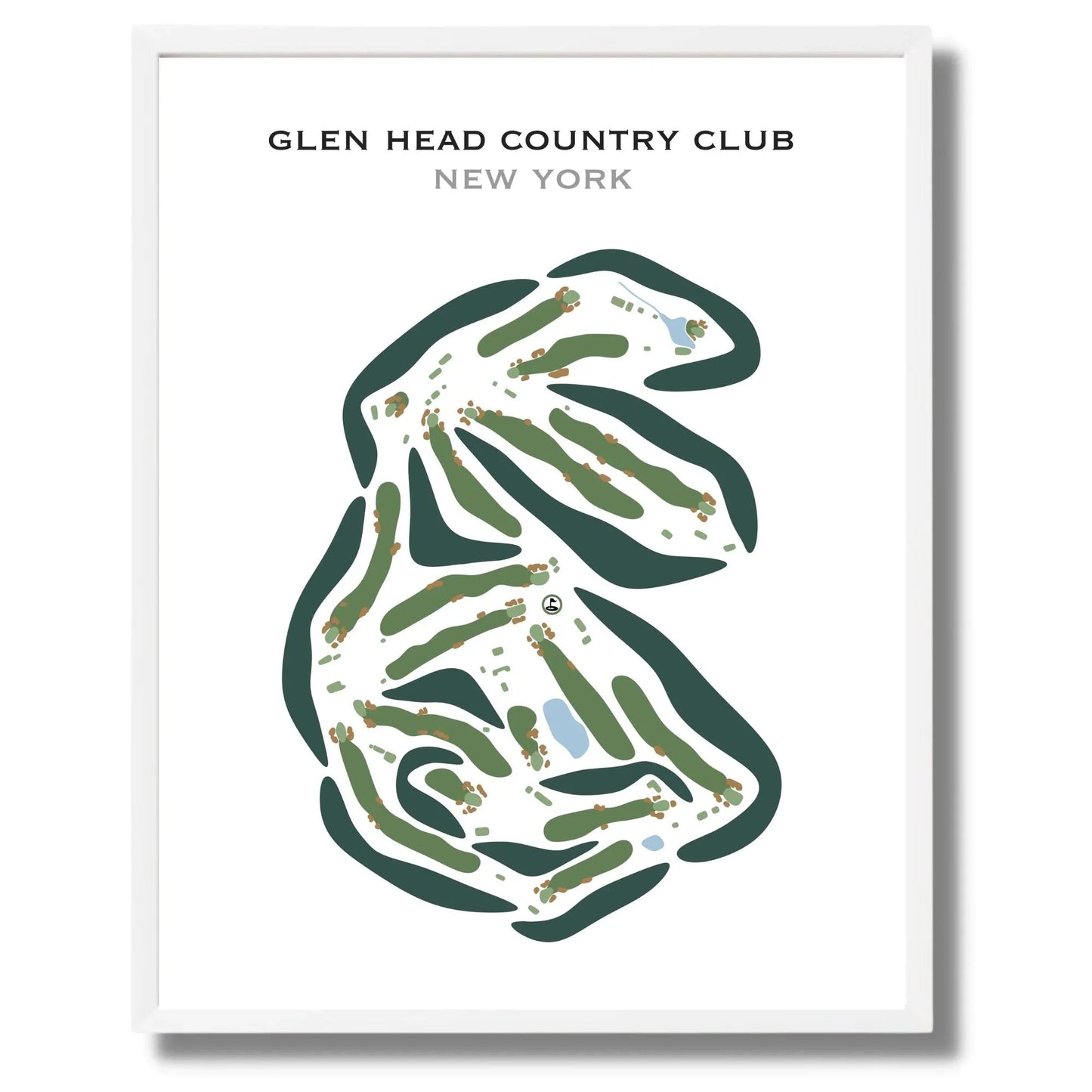 Glen Head Country Club, New York - Printed Golf Courses