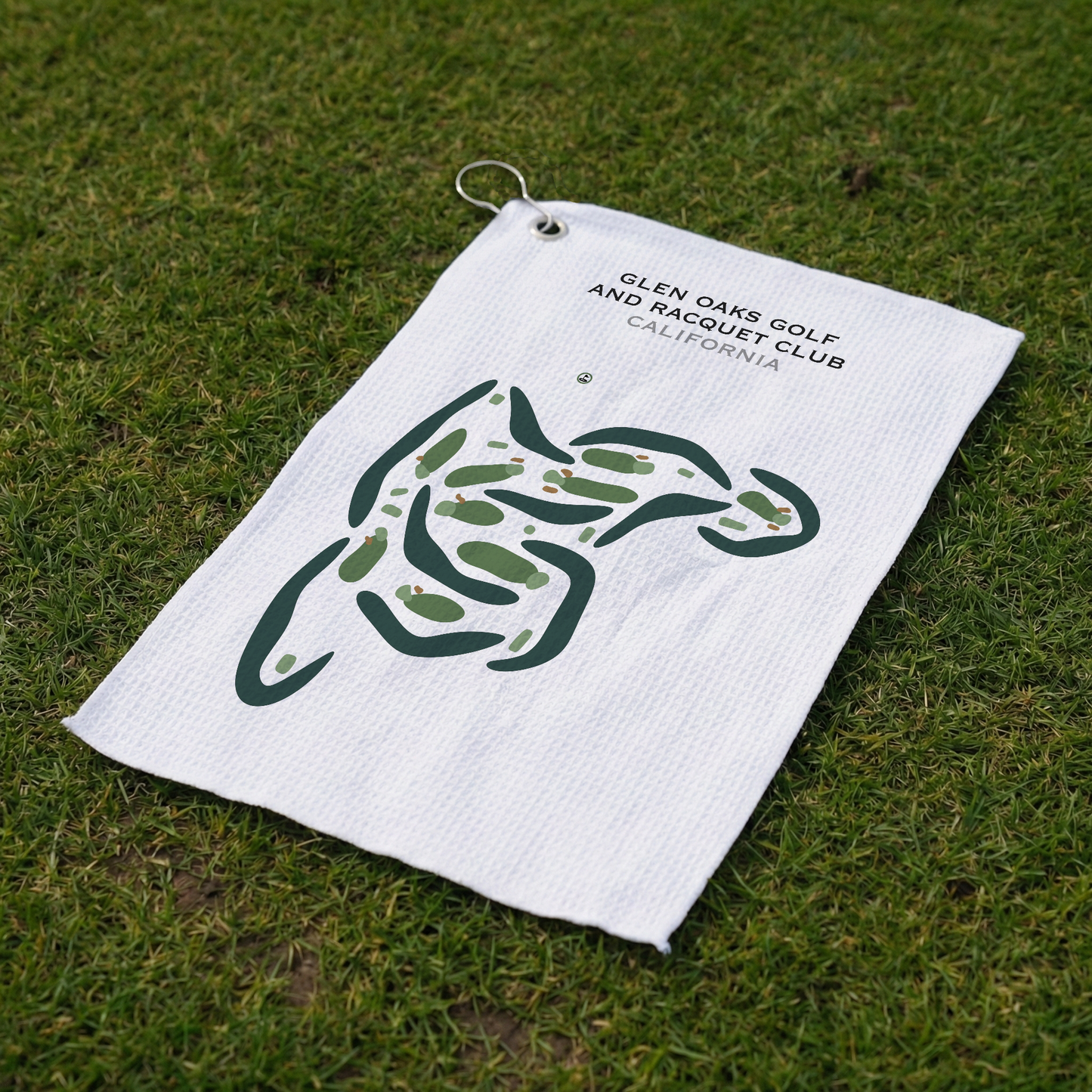 Glen Oaks Golf & Racquet Club, California - Printed Golf Courses